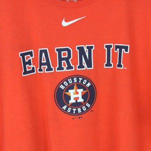 Mens MLB NIKE Houston ASTROS T-Shirt Orange | XXL