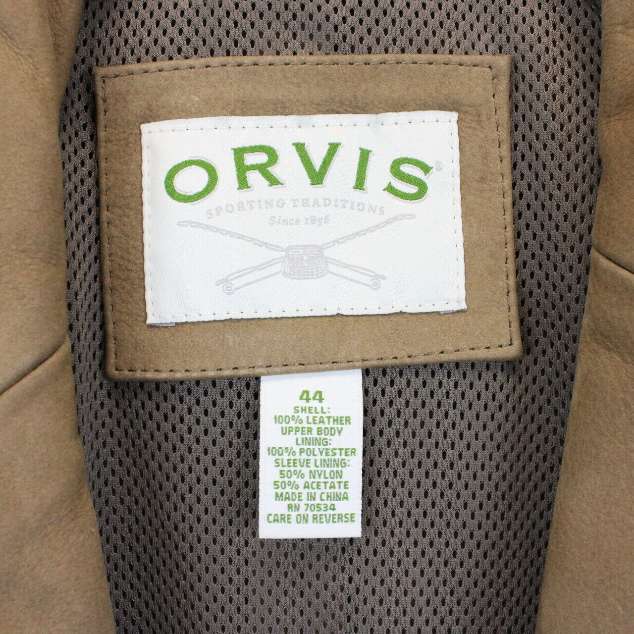 Orvis bandera clearance leather blazer