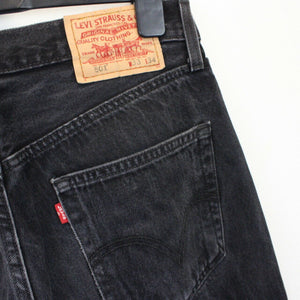 LEVIS 501 Jeans Black Charcoal | W33 L32