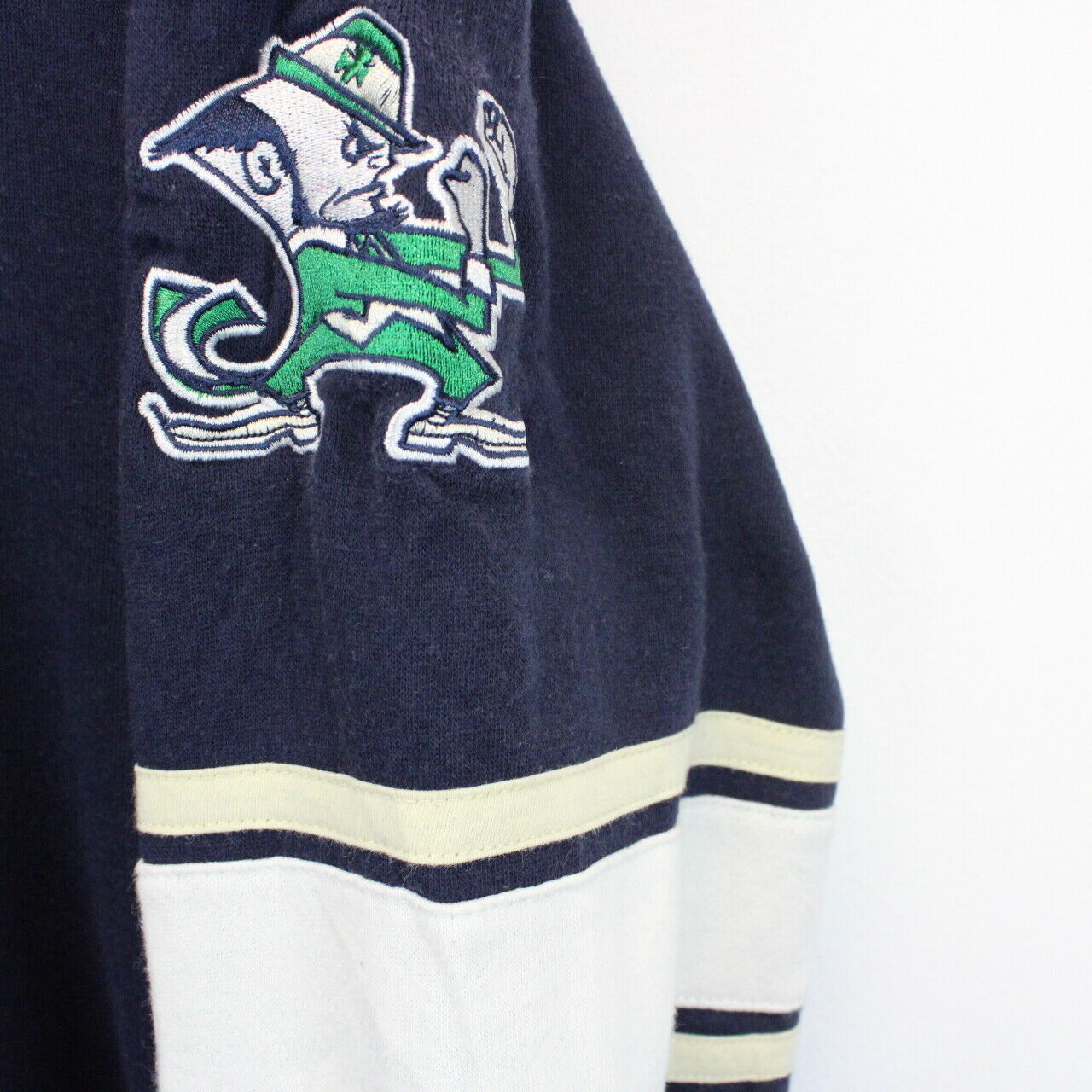 NCAA NOTRE DAME Fighting Irish Hoodie Navy Blue | Large