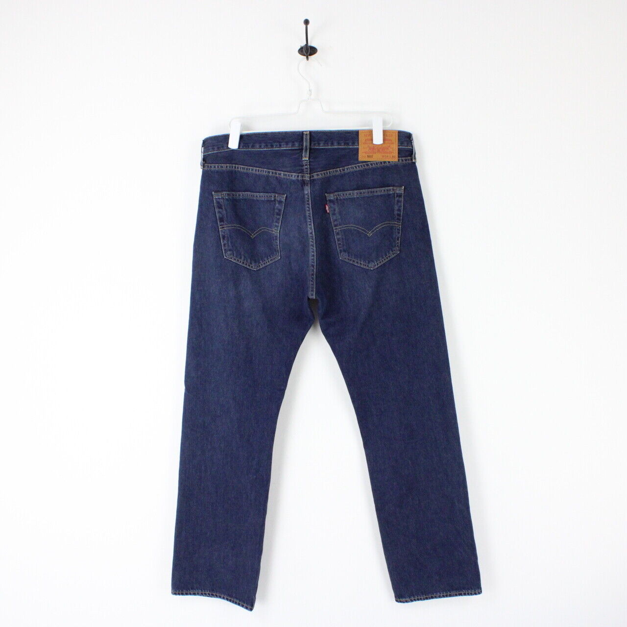 Levi 501 hotsell dark blue jeans