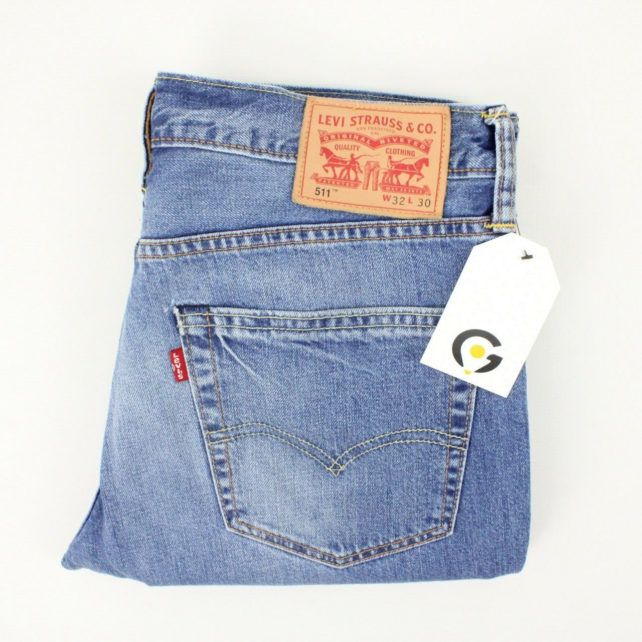 Mens LEVIS 511 Jeans Mid Blue | W32 L30