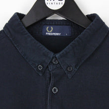 Load image into Gallery viewer, Mens FRED PERRY Polo Shirt Navy Blue | Large
