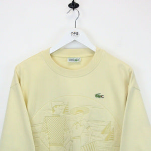 CHEMISE LACOSTE Sweatshirt Yellow | Medium