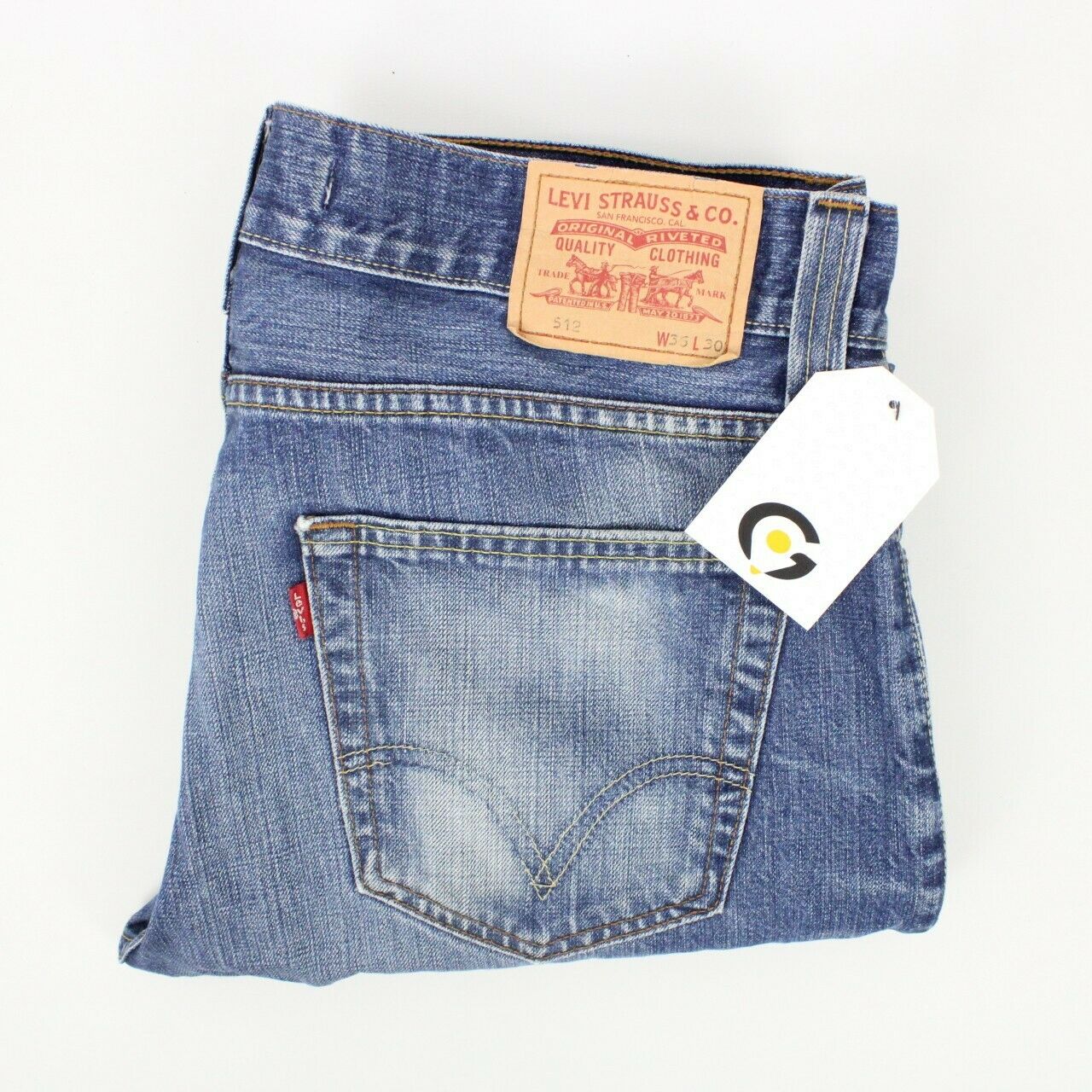 Mens LEVIS 512 Jeans Mid Blue | W36 L30