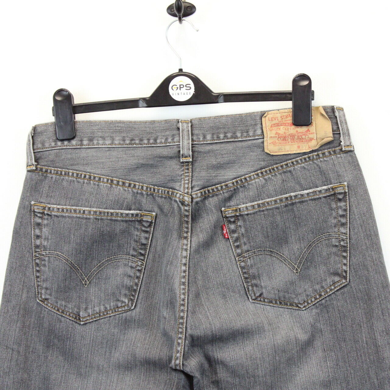 LEVIS 501 Jeans Grey Charcoal | W34 L30