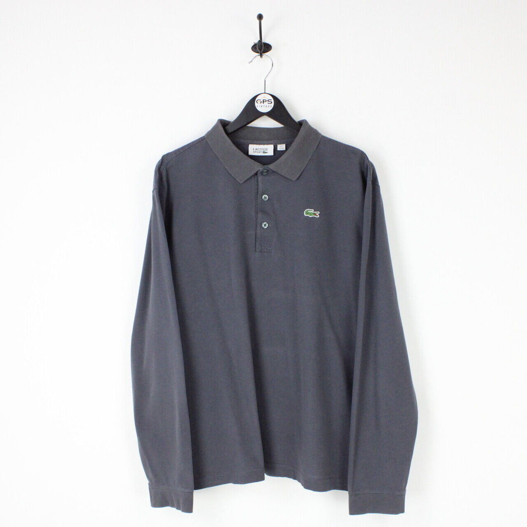 Mens LACOSTE SPORT Polo Shirt Grey | XXL