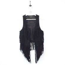 Load image into Gallery viewer, Womens Suede Vest Black | Small
