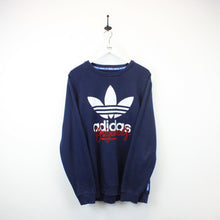 Load image into Gallery viewer, ADIDAS Sweatshirt Navy Blue | Large
