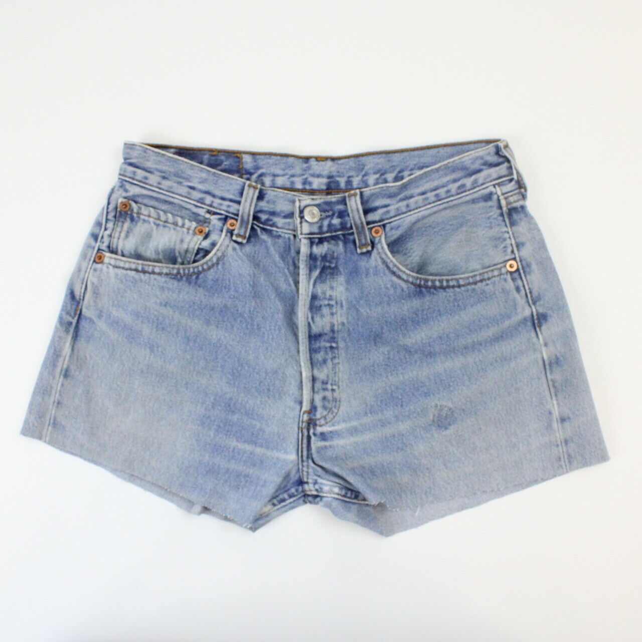 Womens LEVIS 501 Shorts Light Blue | W30