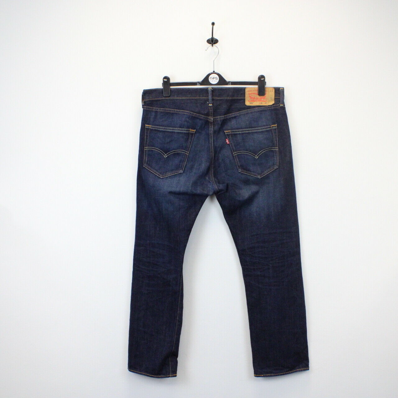 LEVIS 501 Redline Selvedge Jeans Dark Blue | W38 L30