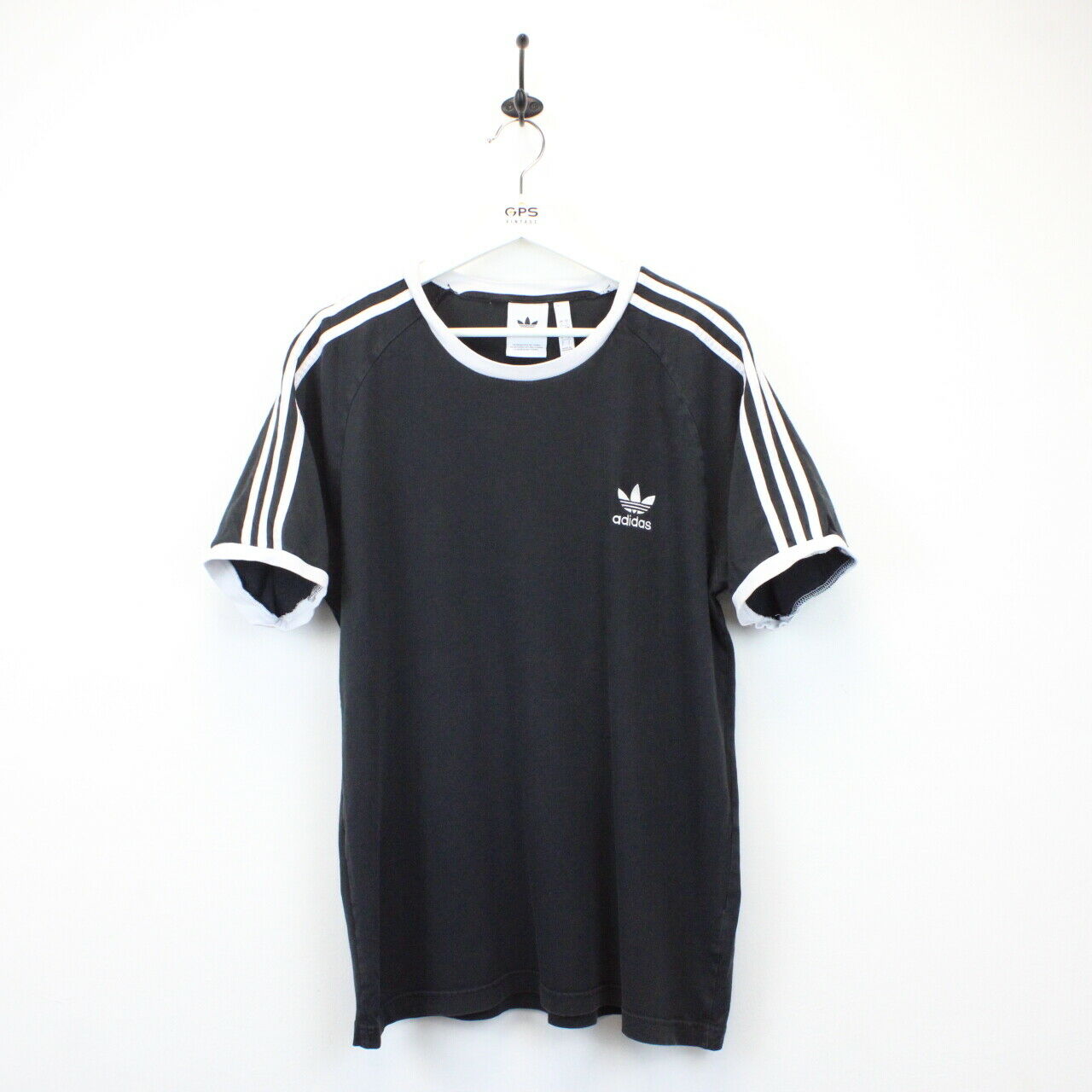 ADIDAS T-Shirt Black | Large