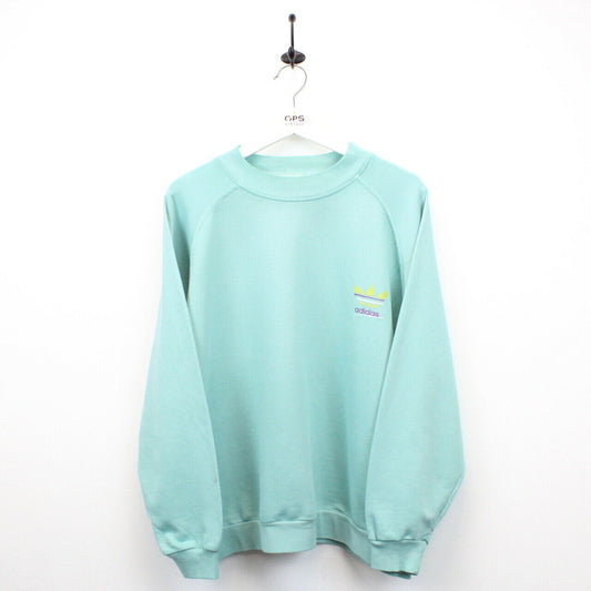 ADIDAS 80s Sweatshirt Green | Large