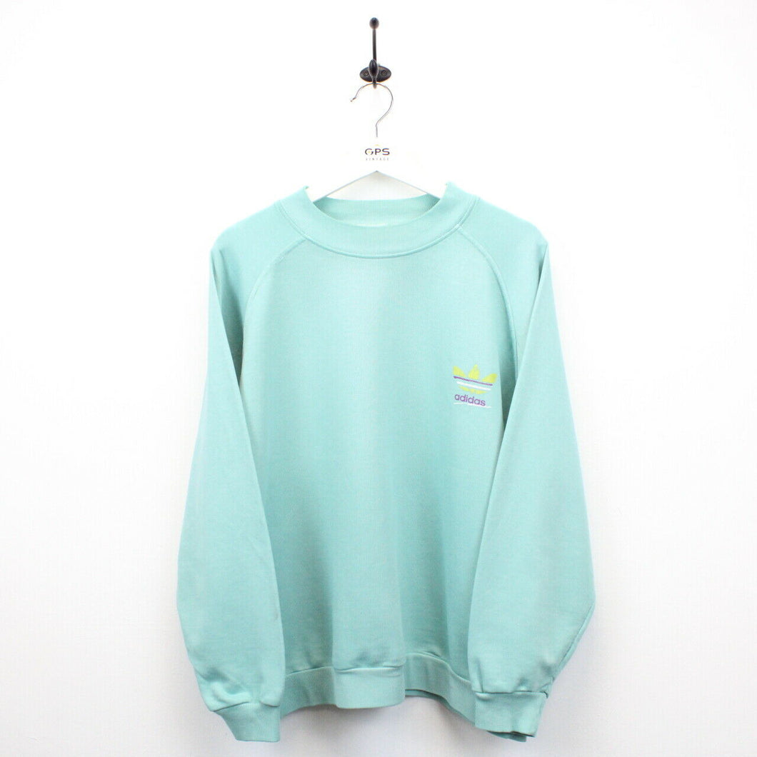 ADIDAS 80s Sweatshirt Green | Large