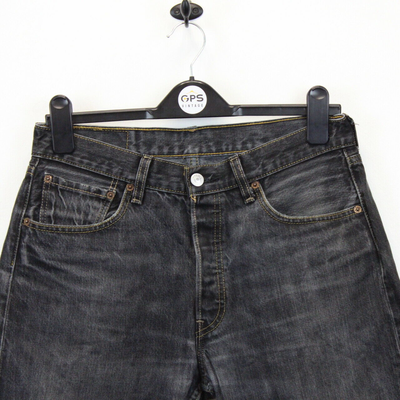 LEVIS 501 Jeans Black Charcoal | W32 L32