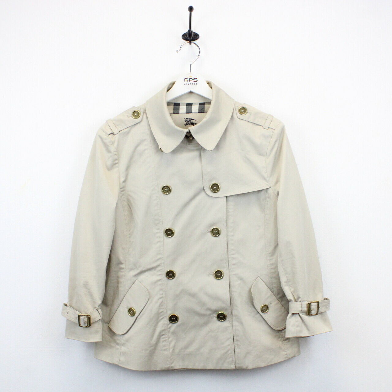 Womens BURBERRY Mac Trench Coat Beige | Small