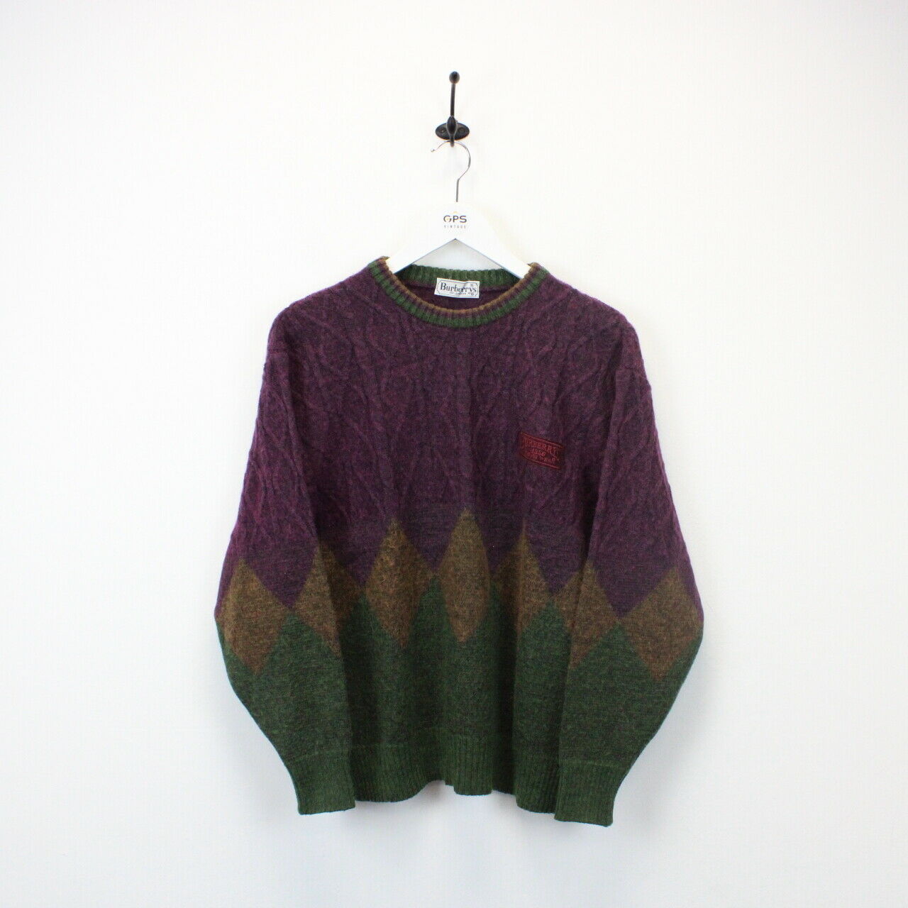 Womens BURBERRYS OF LONDON 90s Knit Sweatshirt | Medium