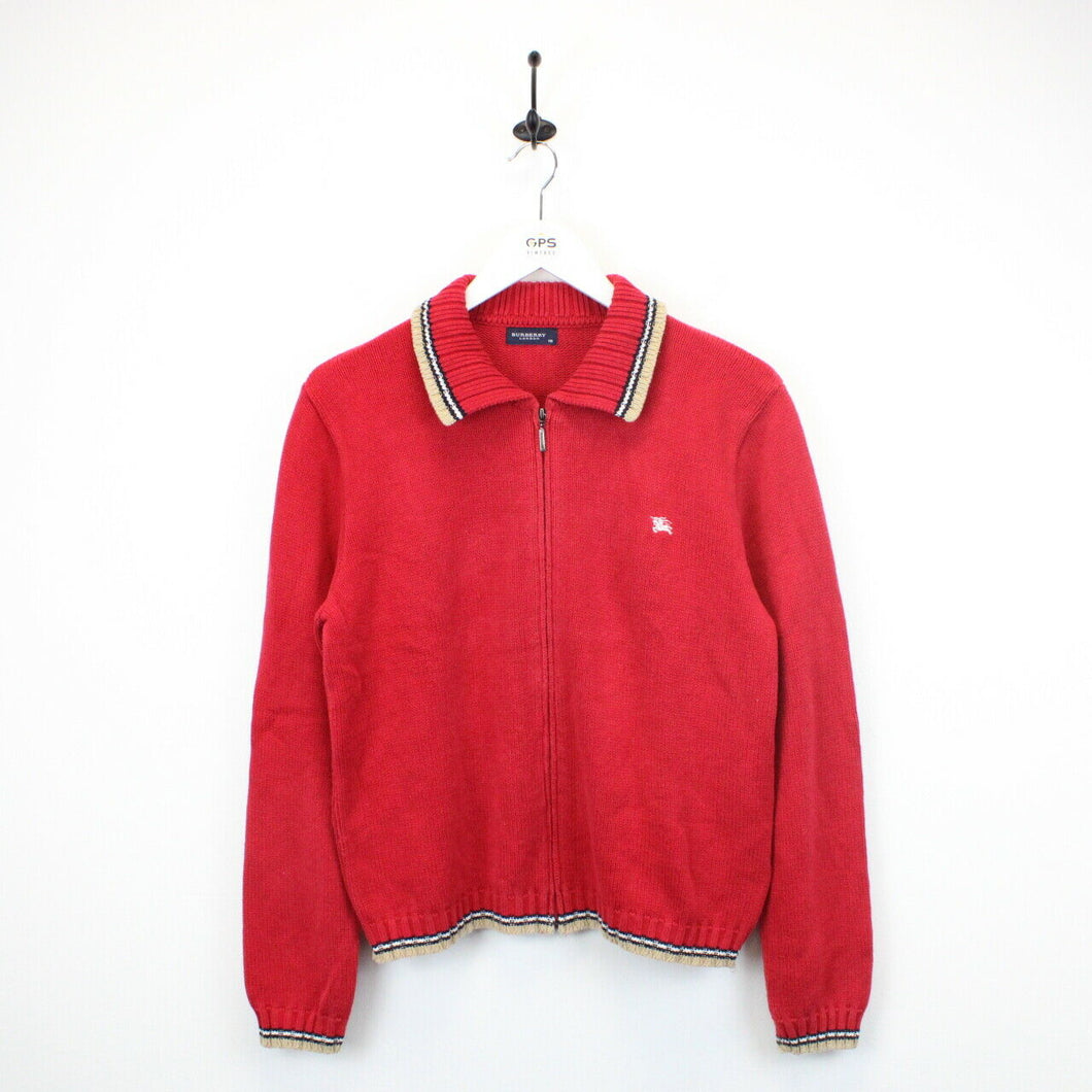 Womens BURBERRY Knit Sweatshirt Red | Small