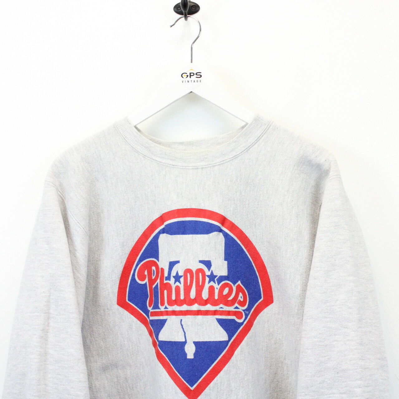 Vintage 90s Reverse Weave Champion Sweatshirt Philadelphia outlet Phillies Large