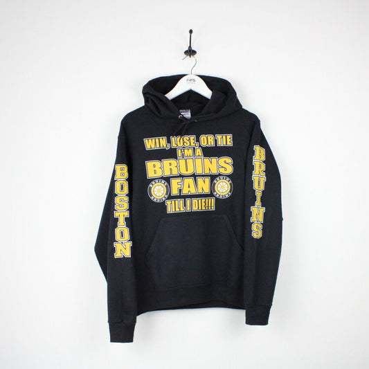 NHL Boston BRUINS Hoodie Black | Small