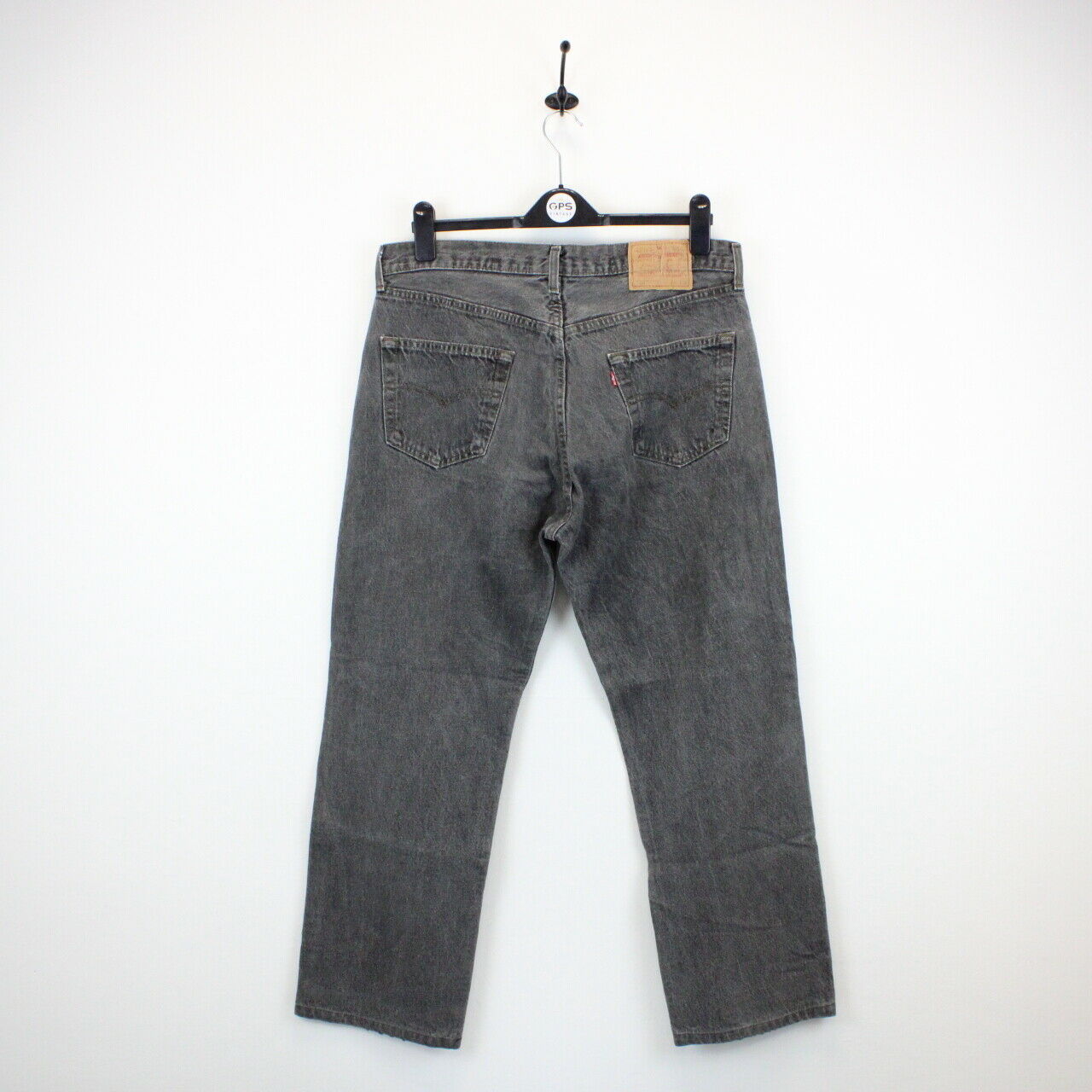 Levi's Authorized Vintage Jeans 34 x 34 Made USA selling Charcoal Distressed Denim