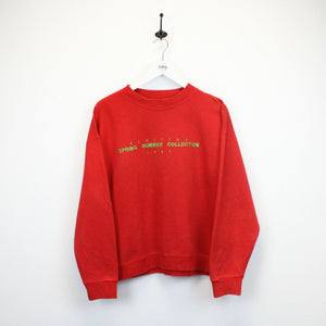 UNITED COLOURS OF BENETTON 90s Sweatshirt Red | Medium