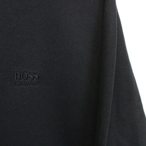 HUGO BOSS 1/4 Zip Sweatshirt Black | XL