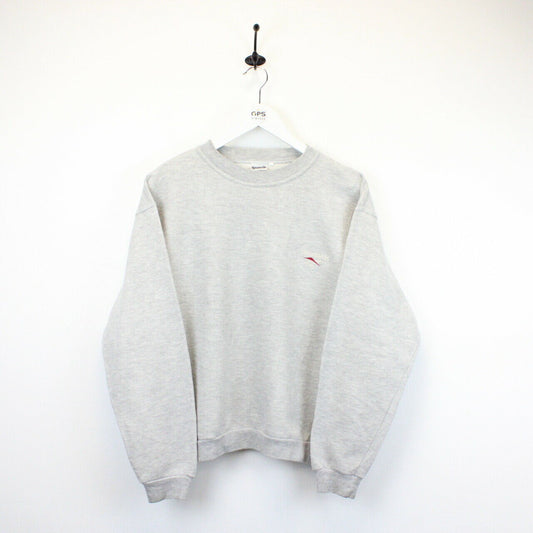 Womens REEBOK 90s Sweatshirt Grey | Small