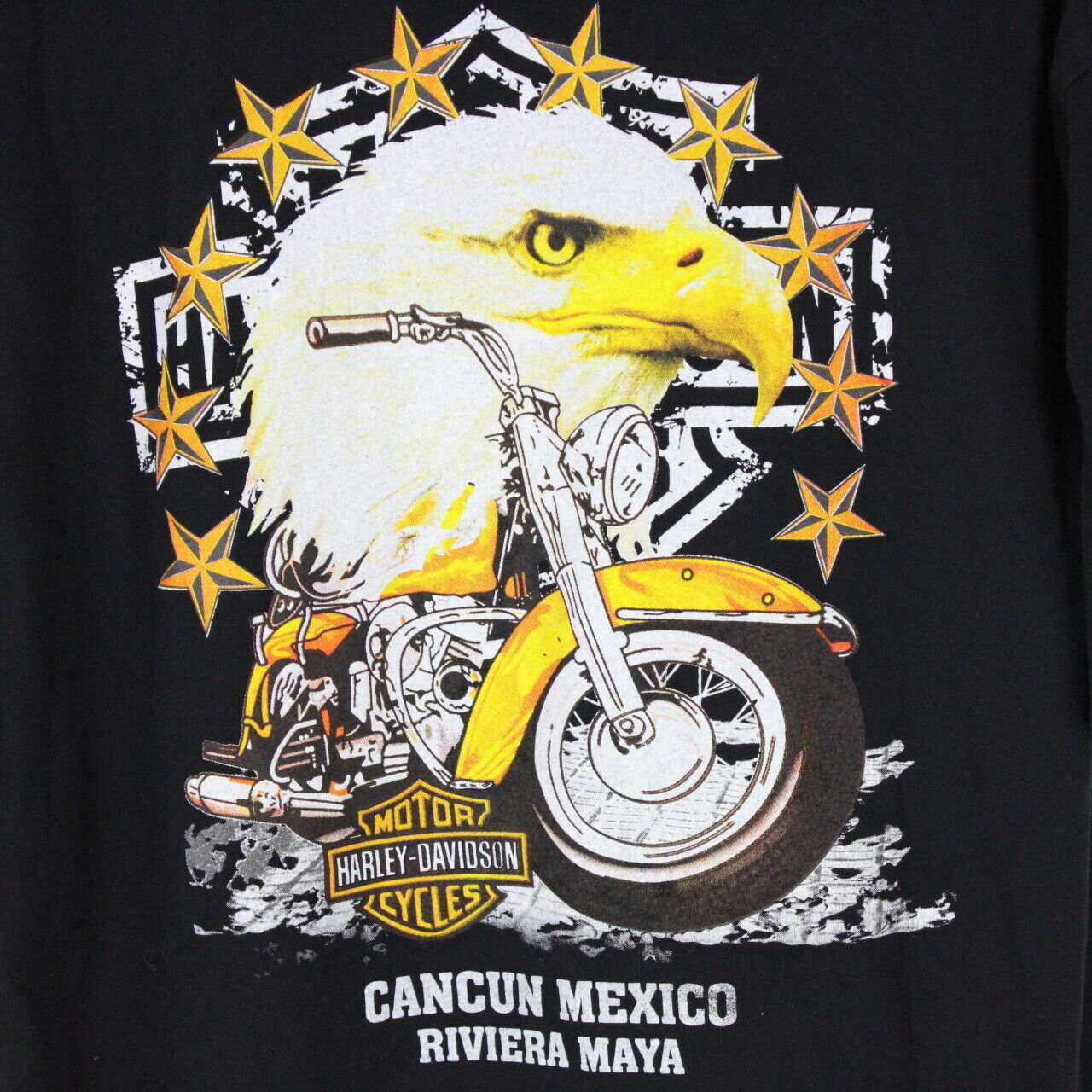 GUC Harley Davidson Vintage 1991 outlet Black Motocycle Graphic Washington D.C. T-Shirt