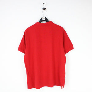 Mens RALPH LAUREN Polo Shirt Red | XXL