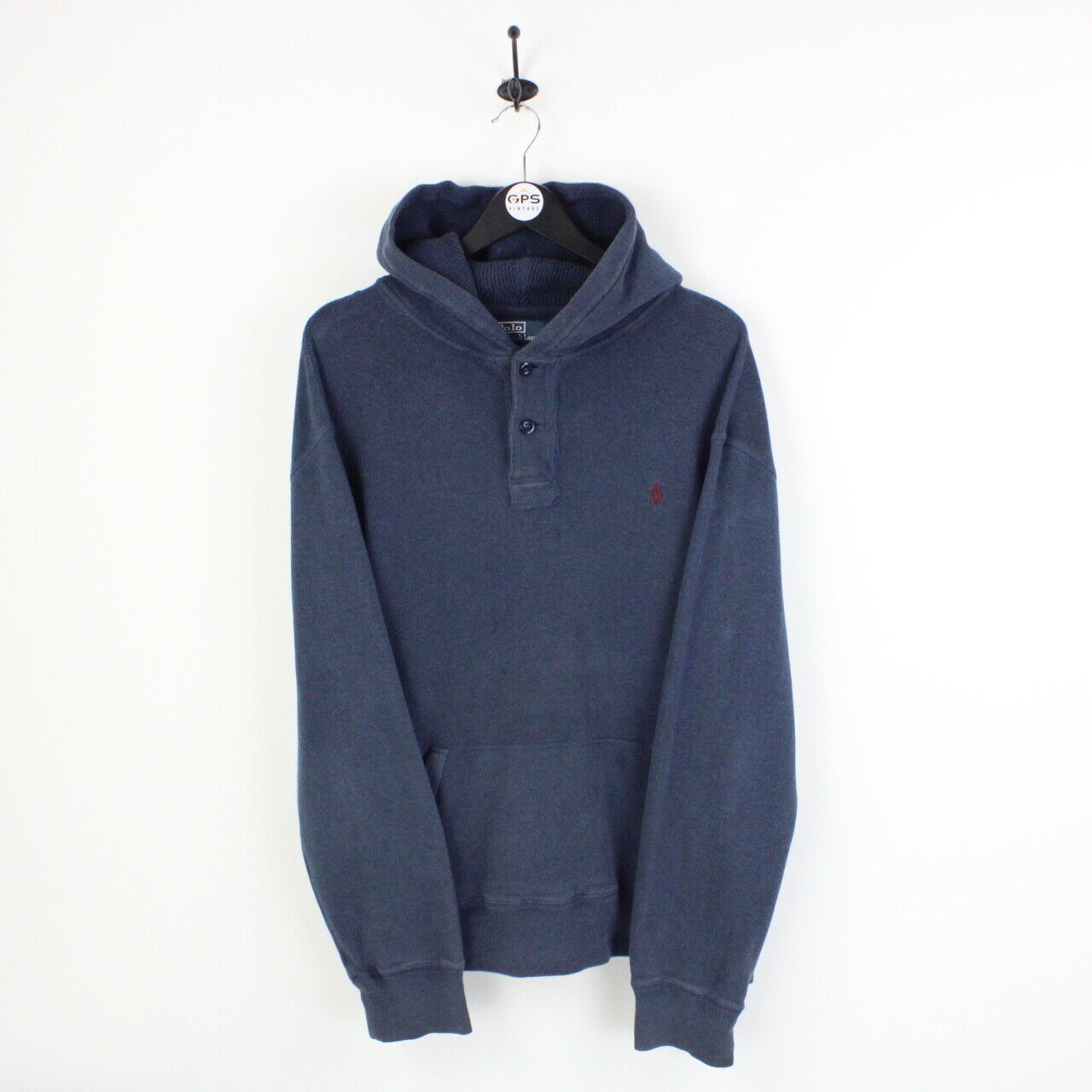 RALPH LAUREN 00s Hoodie Navy Blue | XXL 2XL