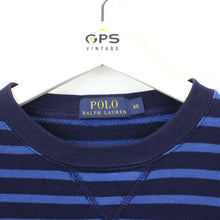 Load image into Gallery viewer, Womens RALPH LAUREN Knit Sweatshirt Blue | XS
