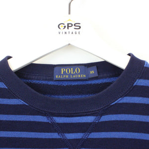 Womens RALPH LAUREN Knit Sweatshirt Blue | XS