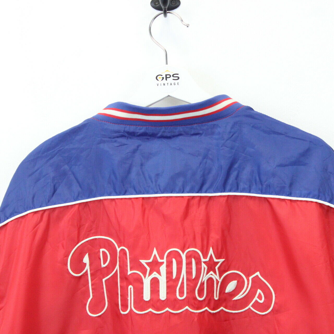 MLB 00s Philadelphia PHILLIES Jacket Red | XL