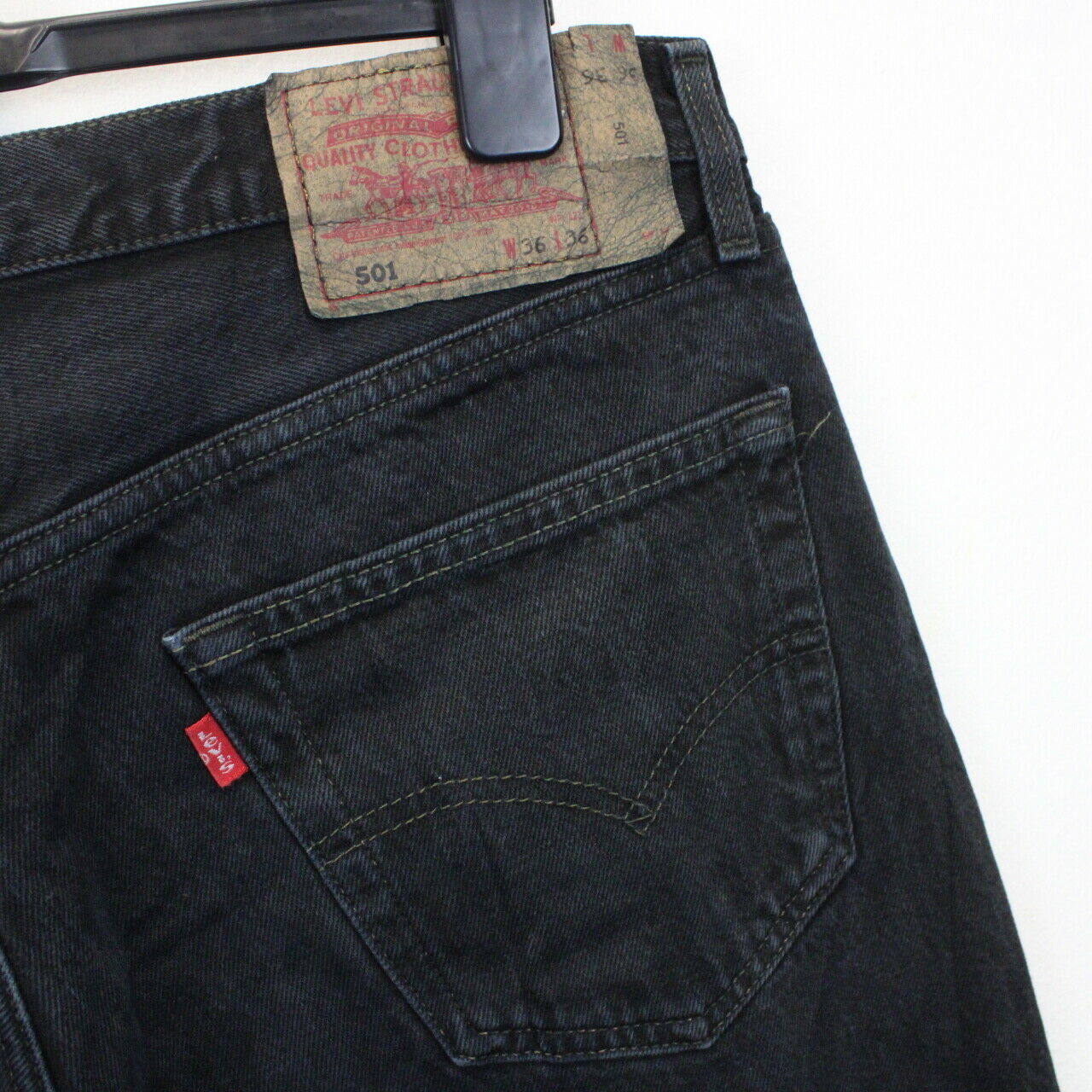 LEVIS 501 Jeans Black | W36 L30 – GPS Vintage