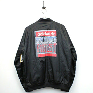 ADIDAS ORIGINALS NY Varsity Jacket Black | Large