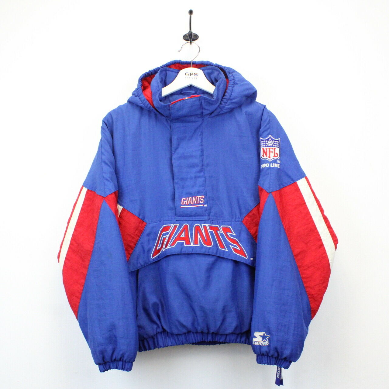 Womens NFL STARTER 90s New York GIANTS Jacket Blue | Small