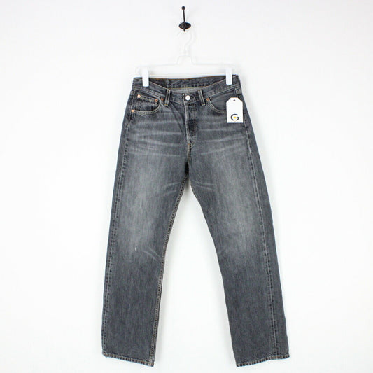 Mens LEVIS 501 Jeans Grey Charcoal | W30 L32