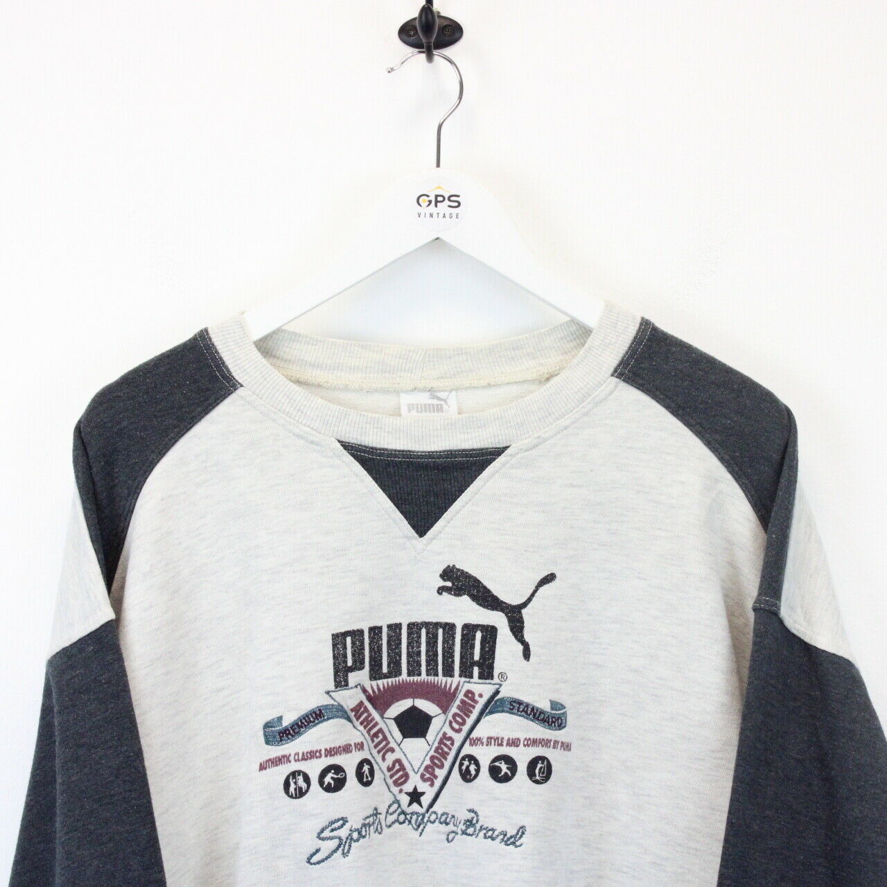 PUMA 90s Sweatshirt Grey | Large