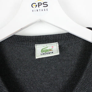 LACOSTE Knit Sweatshirt Grey | Medium