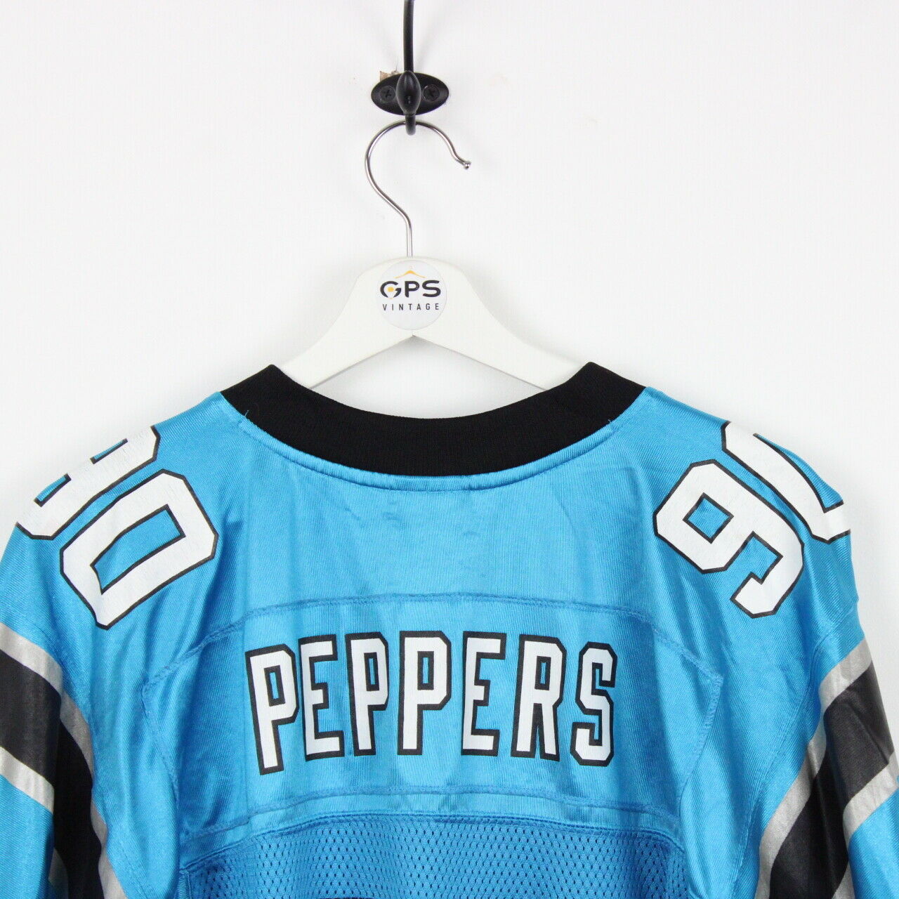 NFL REEBOK Carolina PANTHERS Jersey Blue | Small