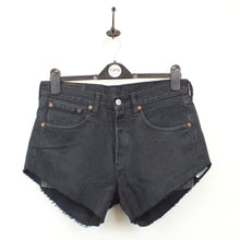 Load image into Gallery viewer, Womens LEVIS 501 Shorts Black | W32
