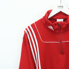 Load image into Gallery viewer, ADIDAS 00s 1/4 Zip Sweatshirt Red | Large
