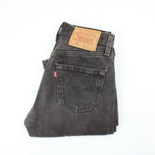 Load image into Gallery viewer, Womens LEVIS 501 Jeans Grey Charcoal | W26 L32
