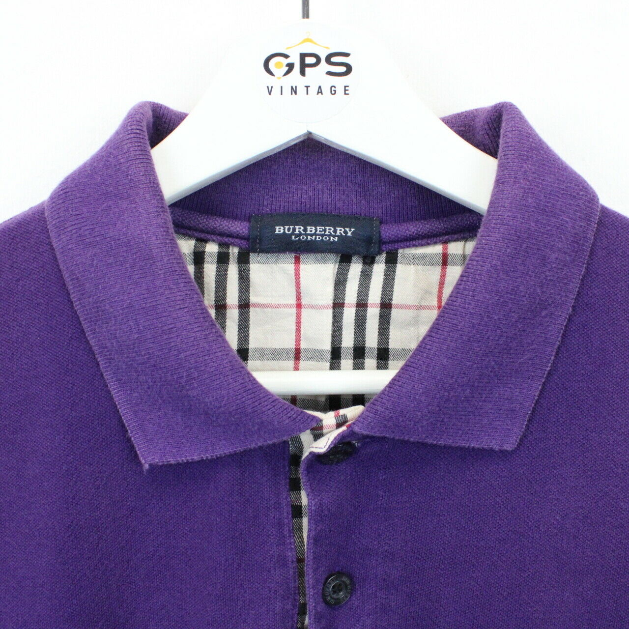 Burberry clearance purple polo