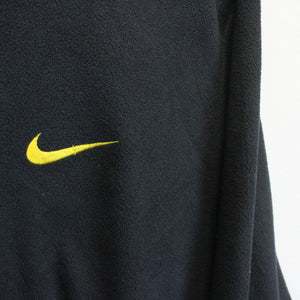 NIKE 00s 1/4 Zip Fleece Black | Large