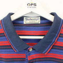 Load image into Gallery viewer, BURBERRYS 90s Polo Shirt Multicolour | XL
