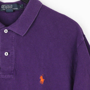 Mens RALPH LAUREN Polo Shirt Purple | Large