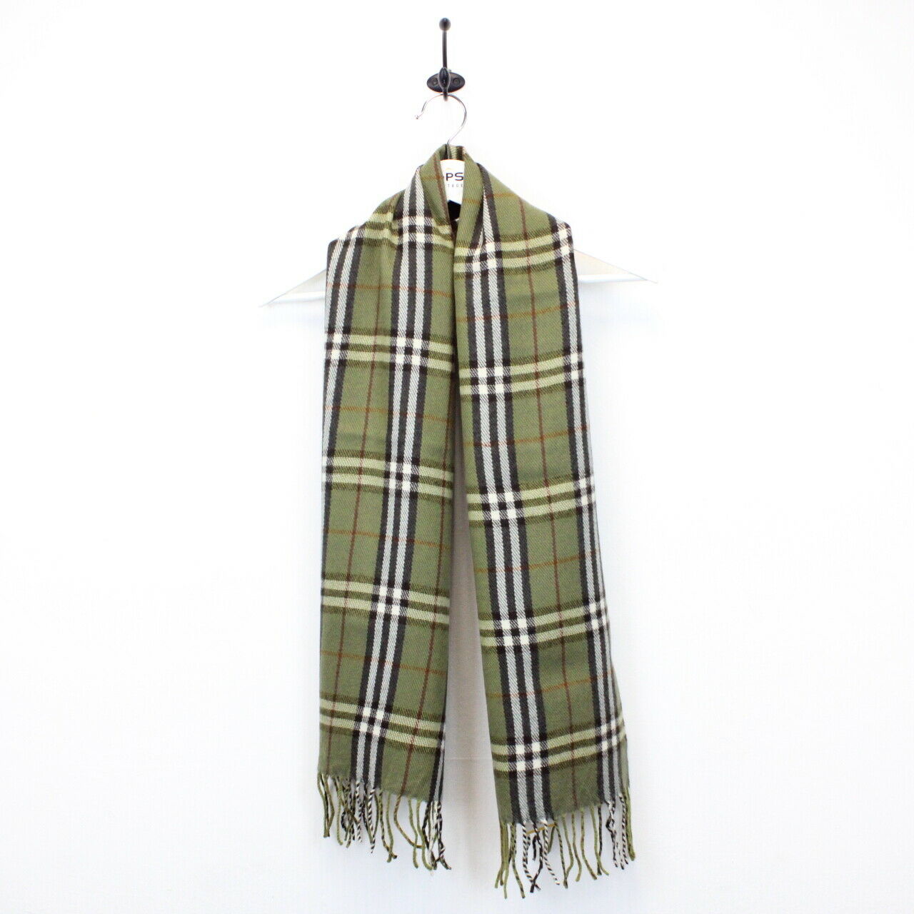 BURBERRY 00s Nova Check Scarf | Green