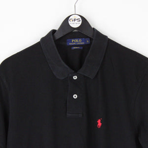 Mens RALPH LAUREN Polo Shirt Black | Large